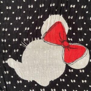 Disney Scarf - Minnie Mouse with Bows - Black